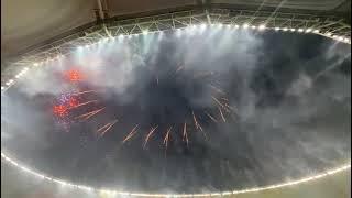 Celebration at Dubai Stadium India wins champions trophy