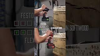 The 18V impact driver hex championship - Round 5 FESTOOL  vs FLEX  #shorts