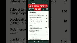 Cara Agar akun Maxim Gacor ~ Maxim Gacor 2023 #maximdriver #maxim #maximgacor