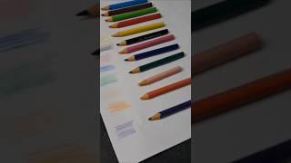 pencil colour review  ️   #art #pencil colour #trending #youtubeshorts #artist #robotart24