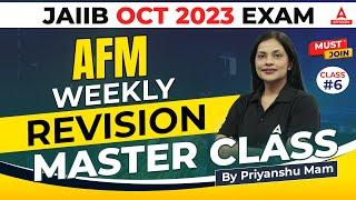 JAIIB October 2023 | Accounting & Financial Management (AFM) JAIIB | Weekly Revision Master Class 6