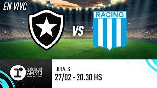 BOTAFOGO VS. RACING | RECOPA SUDAMERICANA | RADIO LA RED EN VIVO