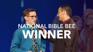 Caleb Urdaneta Wins National Bible Bee