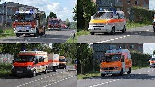 [Amoklauf in Schule] Einsatzfahrten Feuerwehr und DRK Korschenbroich zur MANV Übung