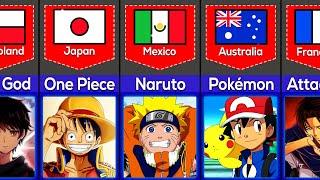 Most Popular Anime In Different Countries