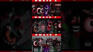 Phase 6 vs Phase 7 vs Phase 8 - Incredibox Sprunki
