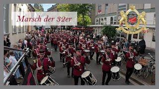 Bundesfanfarenkorps Neuss Furth 1952 e.V. - Marsch der 32er - Neusser Bürger-Schützenfest 2024