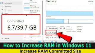 How To Increase RAM in Windows 11 using PowerShell 