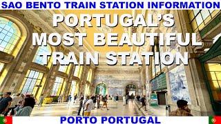 SAO BENTO TRAIN STATION IN PORTO INFORMATION/WALKTHROUGH - PORTUGAL'S MOST BEAUTIFUL TRAIN STATION