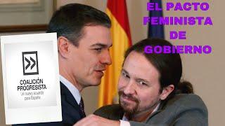 Análisis del Pacto FEMINISTA de investidura PSOE-PODEMOS