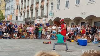 Pflasterspektakel Linz, Austria , Street performance festivals, Europe / Tibetan Vlog/Youtuber