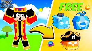 PLAYING BLOX FRUITS FOR FIRST TIME! GOT FREE FRUITS 