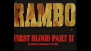 RAMBO FIRST BLOOD - PART II. 1985