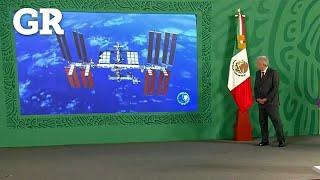 Gritan rusos 'Viva México' desde el espacio
