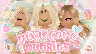 Aesthetic Roblox PIXIECORE OUTFITS with codes! || Floraliiq