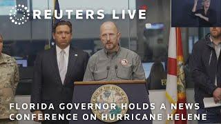 LIVE: Florida governor holds a news conference on Hurricane Helene