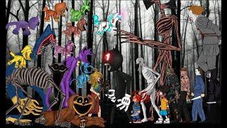 Catnap, Dog Day, Huggy Wuggy, vs Jason team, Scp096, Siren Head, Cartoon Cat. Full Animation.Dc2.