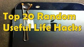 Top 20 Random Useful Life Hacks