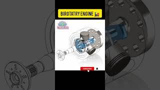 Birotatry Engine #enginedesign #engineering #solidengine #mechanicwork #automobile #birotaryengines