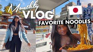 JAPAN MONTHLY VLOG | Shopping, How i braid my hair, Cameras for Youtube, My favorite Noodle shop!