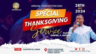 Special Thanksgiving Service || Annual Convention || Agbala Gabriel Apostolic Church