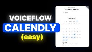 Voiceflow Calendly Integration (EASY)