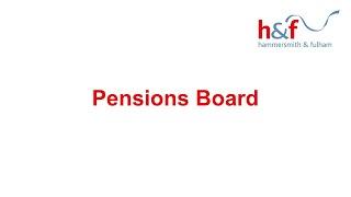 H&F Pensions Board | 12 November 2024