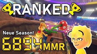 SIEG in greifbarer Nähe in der neuen Season! | RANKED Mario Kart 8 Deluxe 150ccm | 6894 MMR Gold 1