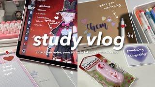 5am study vlog  how i take aesthetic notes, romanticizing school, studying tips