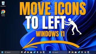 How to Move Taskbar Icons to the LEFT in Windows 11! (No More Centered Icons!)