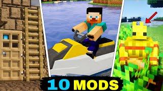 Top 10 Survival Mods For Mcpe (1.20+) || Best Mods For Minecraft Pocket Edition