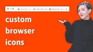 Change browser tab icons in HTML | web development
