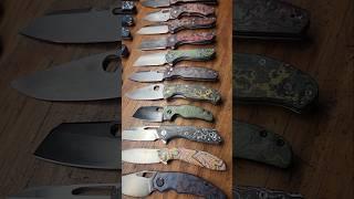 Knife Addict Dillon Handmade Scale Collection!! #shorts #youtubeshorts #knives