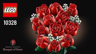 LEGO® Icons Bouquet of Roses (10328)[822 pcs] Step-by-Step Building Instructions @TopBrickBuilder