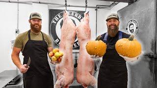 How to make Pumpkin Cranberry & Apple Cinnamon Brats. The Bearded Butchers!