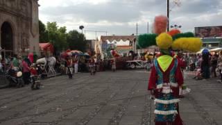 Matlachines de Aguascalientes en el Jardin de San Marcos