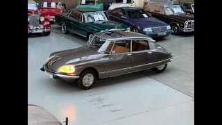 Rundgang Citroën DS 23 I E  Pallas mit originalem Schiebedach, 1973