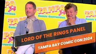 Lord of the Rings FULL PANEL Tampa Bay ComicCon 2024 ELIJAH WOOD & ANDY SERKIS #lordoftherings