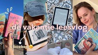 Ik lees 6 boeken op vakantie *leesvlog* 