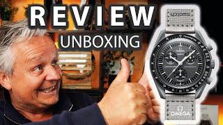 #MoonSwatch Mission to #Mercury Review & #Unboxing - DEUTSCH 4K