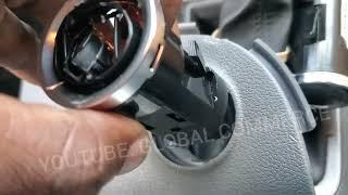 Hyundai Elantra Replacing Removal and Install OEM Start button. Attempted theft!