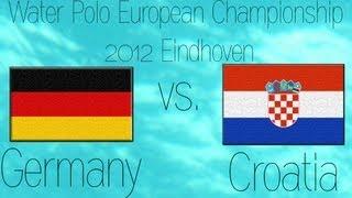 Deutschland vs. Kroatien Wasserball EM 2012 (Men)