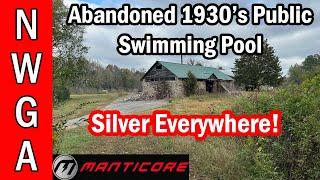 Metal Detecting An Abandoned 1930's Swimming Area - SILVER GALORE! - [Minelab Manticore]