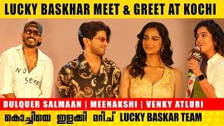 Lucky Baskhar Meet & Greet @ Kochi | Dulquer Salmaan, Meenakshi | Venky Atluri | FILMYHOODS