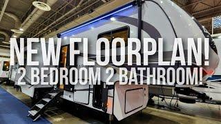 NEW FLOORPLAN! Huge 2 BED 2 BATH Fifth Wheel RV! Alliance Paradigm 395DS