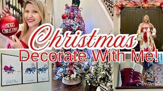 EXTREME CHRISTMAS DECORATE WITH ME 2024! ENCHANTING WINTER WONDERLAND CHRISTMAS TRANSFORMATION!