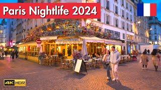 Paris  Nightlife March 2024 (4K HDR)