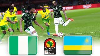 NIGERIA vs RWANDA  CAF AFRICA CUP 2025 MOROCCO QUALIFICATIONS  FOOTBALL GAMEPLAY HD