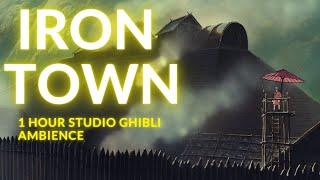 IRON TOWN | 1 Hour Studio Ghibli Ambience | Study-Relaxation