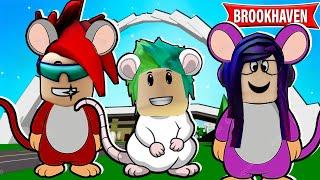 NOS CONVERTIMOS EN UNA FAMILIA DE RATAS en BROOKHAVEN | Kori Roblox